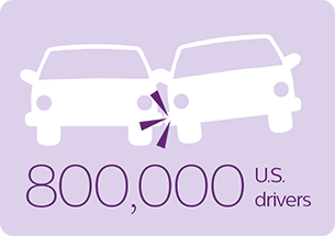 800k U.S. drivers
