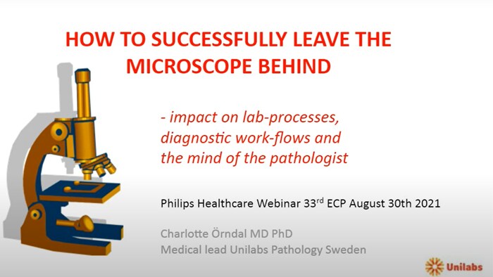 How to successfully leave the microscope behind